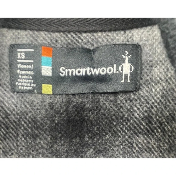 SmartWool Women's Bomber Jacket Size XS Merino Wool Ibera Plaid - Picture 11 of 16